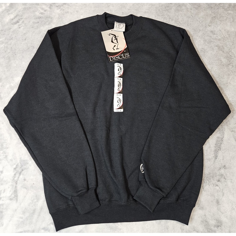 Vintage Discus Blank Crewneck Sweatshirt Men's Size Medium